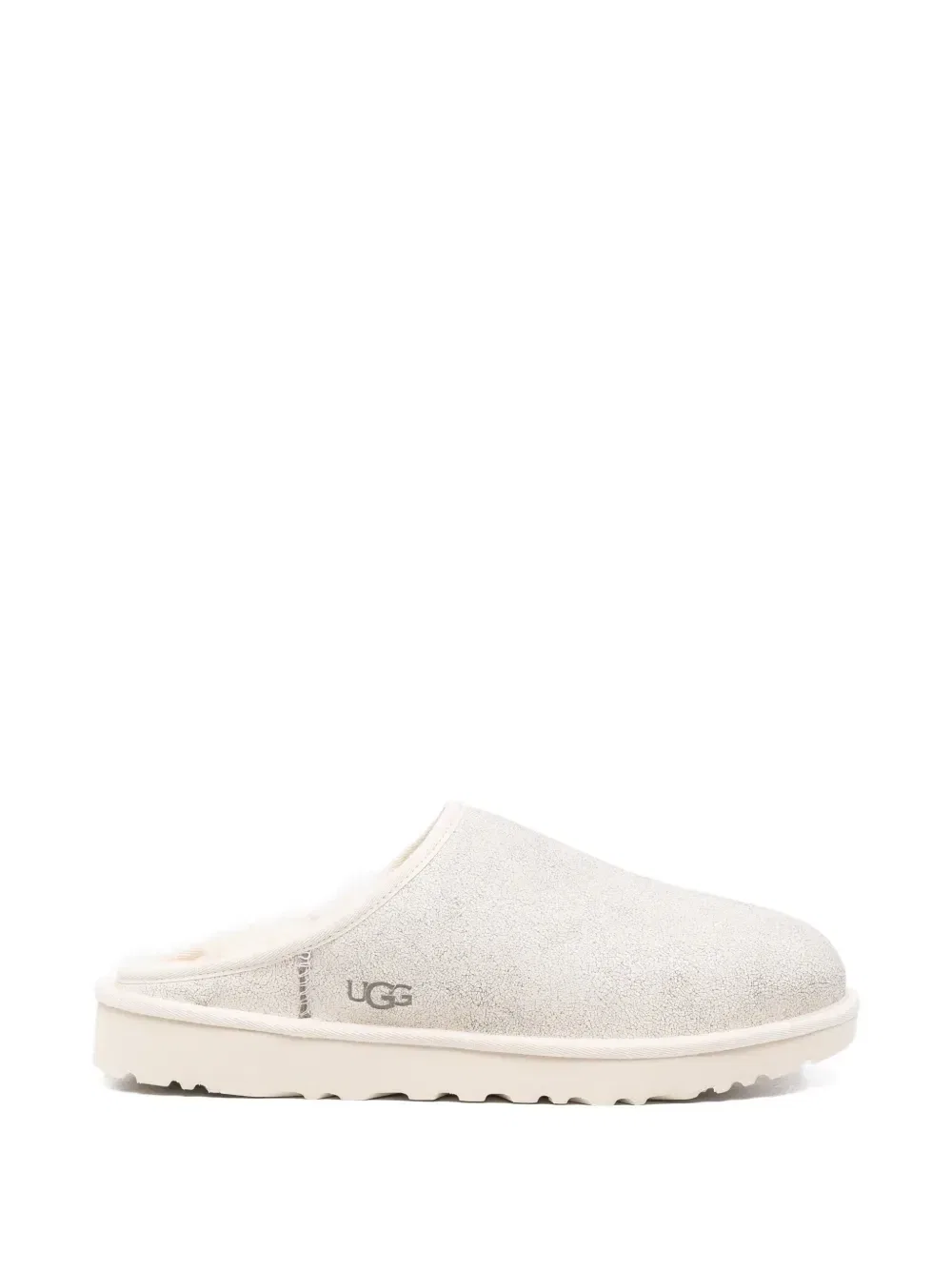 Мюли с эффектом кракелюра UGG, бежевый