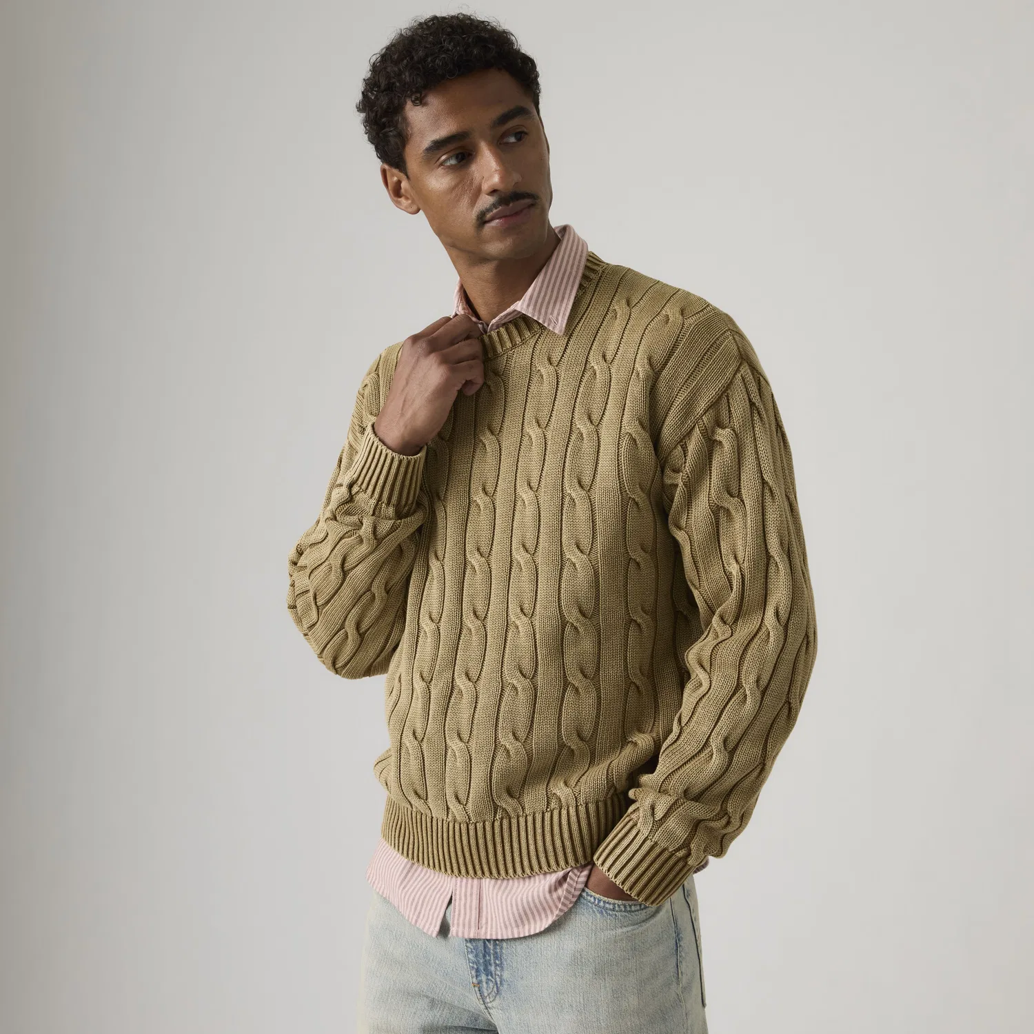 Свитер Carmel Cable Crew Levi's, Brown