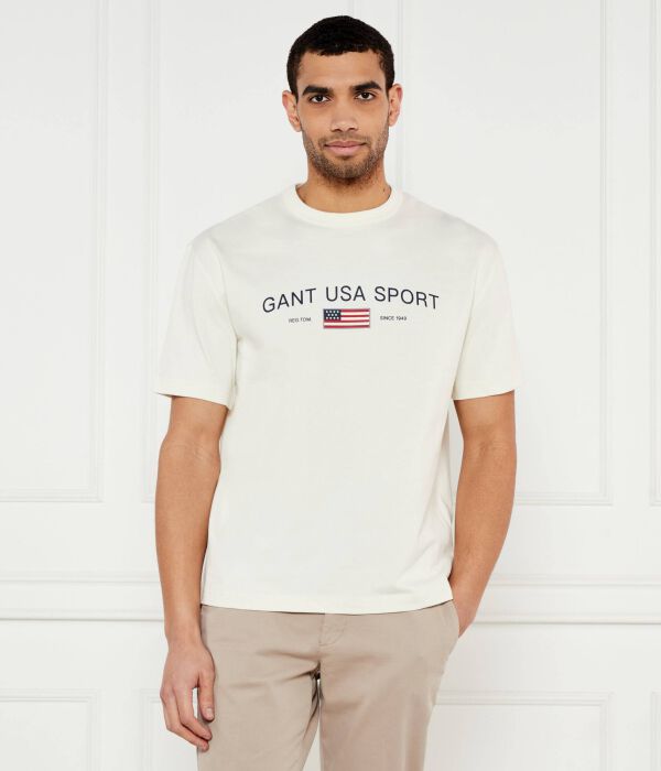 

Футболки Relaxed fit Gant, экрю