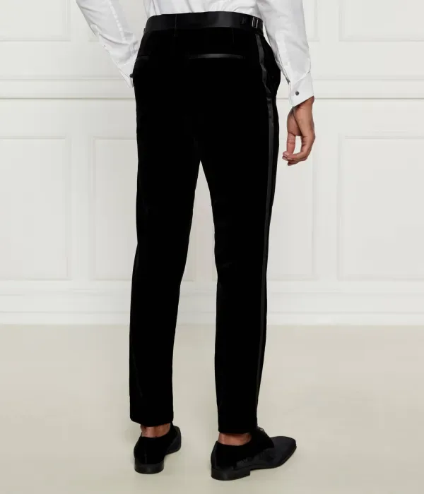 Брюки H-Genius-Tux-244 slim fit Boss, черный — фото 3