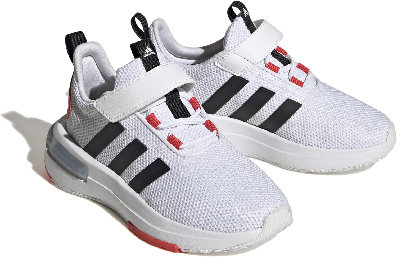 

Кроссовки Adidas Racer TR23 EL, цвет Footwear White/Core Black/Bright Red