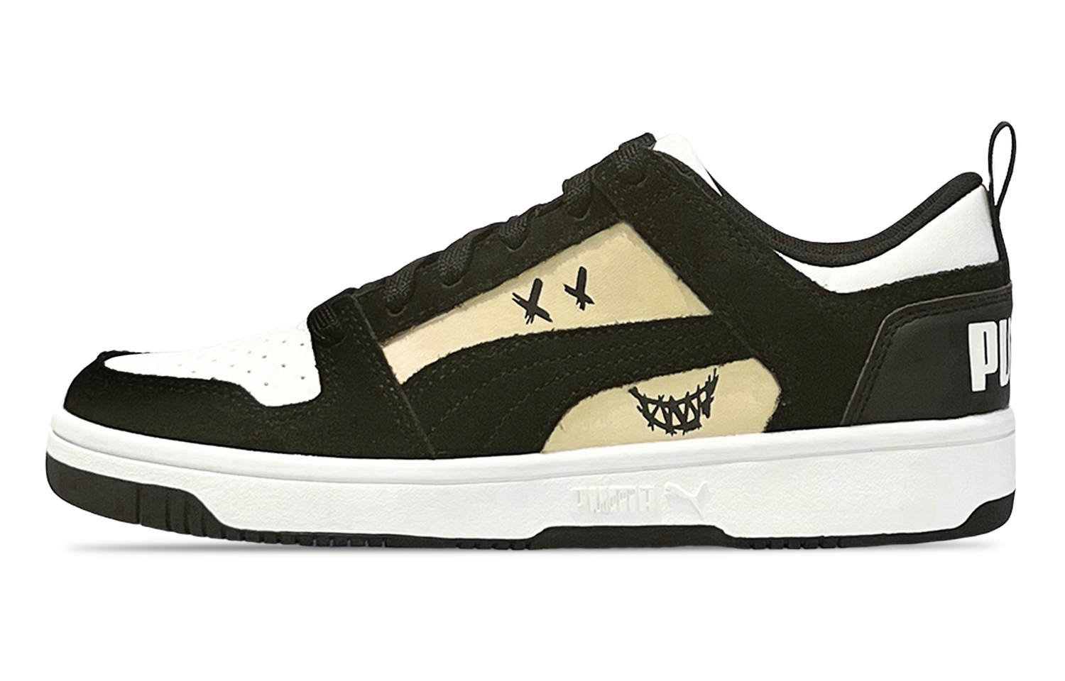 

PUMA Кроссовки для скейтбординга Rebound Layup Joker Yellow Low top Unisex черно-белые