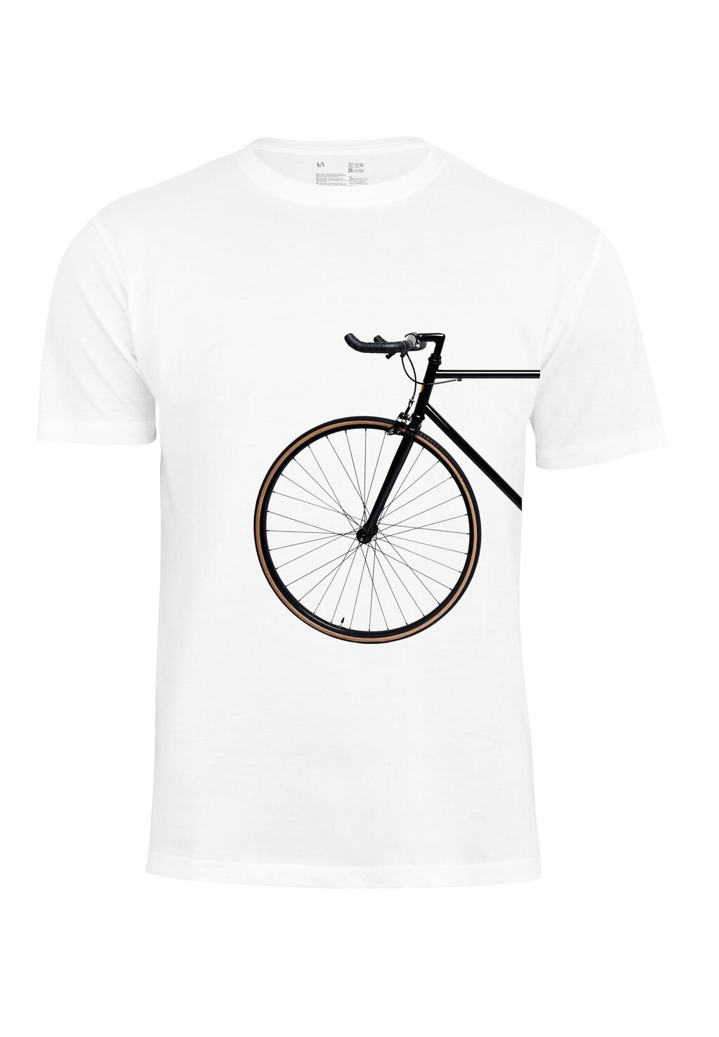 

Футболка с принтом BIKE LOVER VORDERRAD Cotton Prime, белый