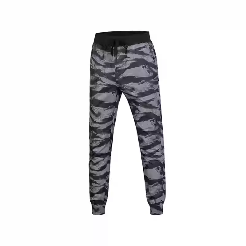 

LiNing Вязаные спортивные штаны мужские black gray print