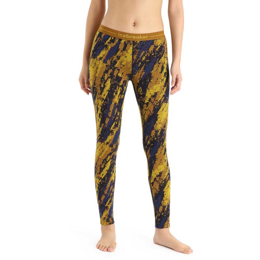 

Базовые брюки Icebreaker 250 Vertex Leggings Sedimentary, зеленый