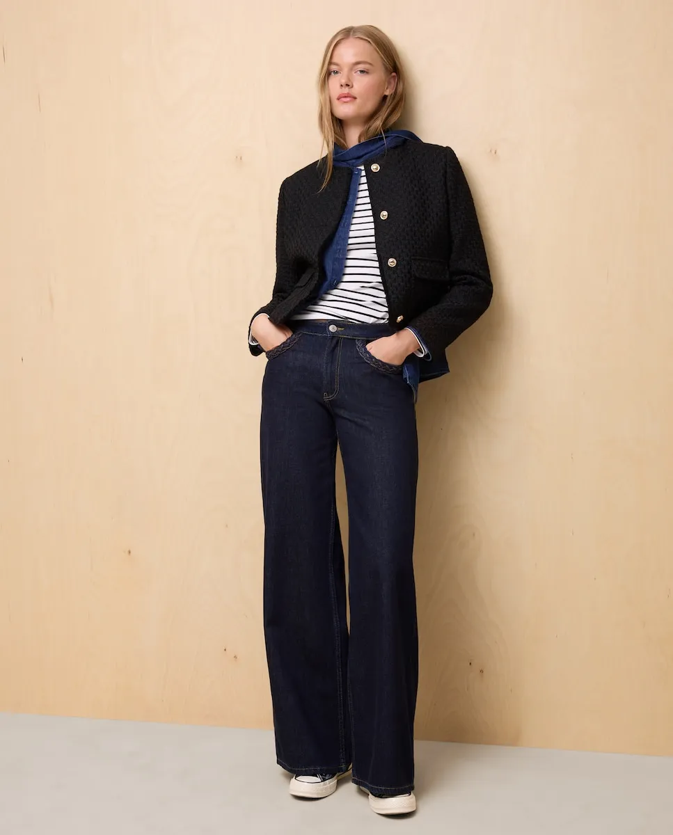 

Женская твидовая куртка Easy Wear, черный