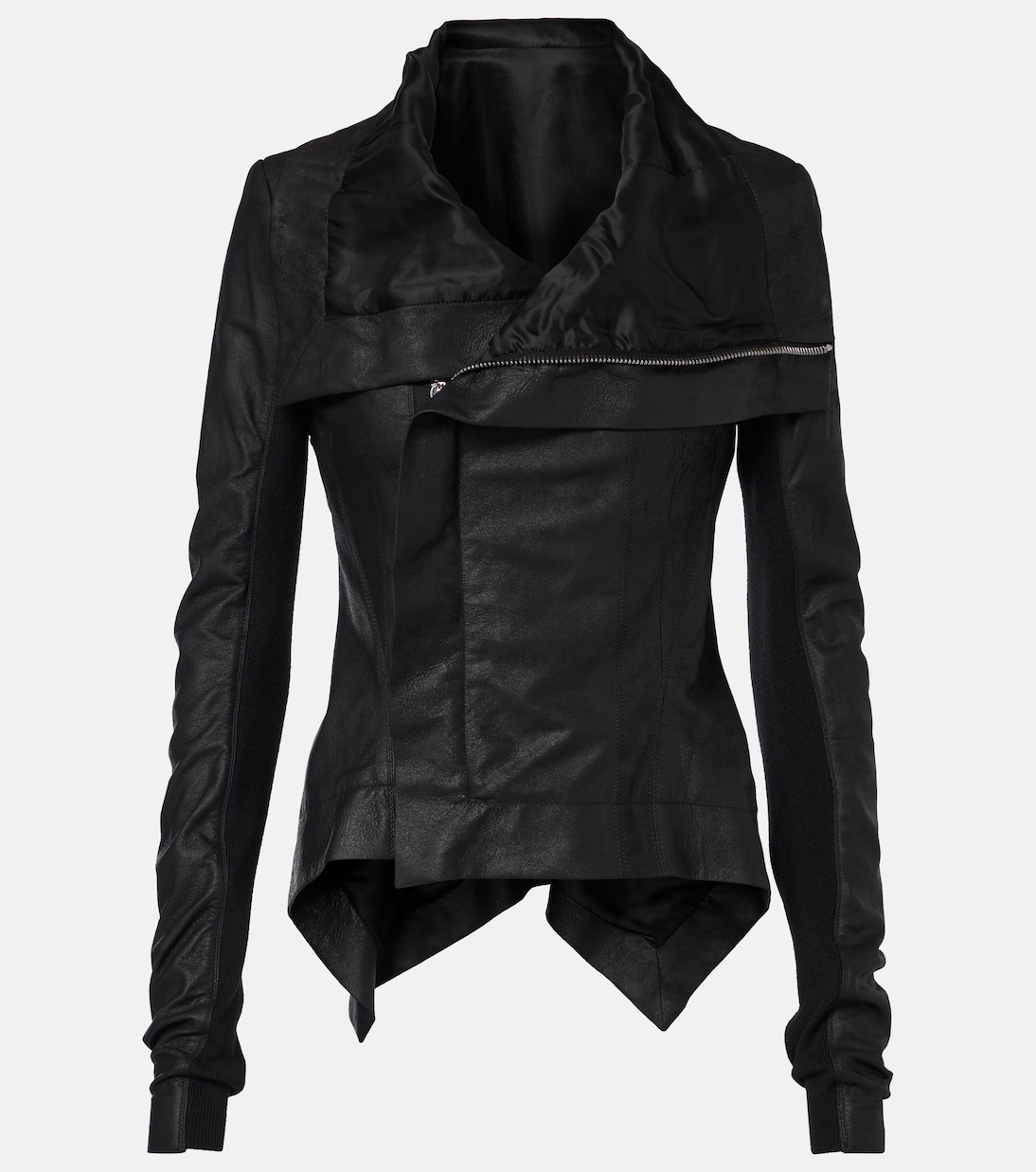 

Кожаная байкерская куртка Naska Rick Owens, черный