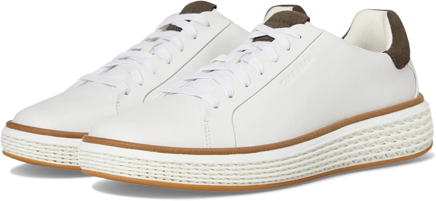Мужские кроссовки Cole Haan Grandpro Court Skyweave, белый/темно-оливковый