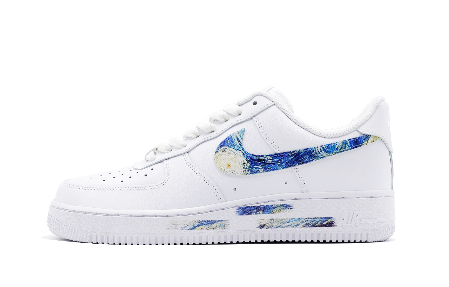 

Мужские кроссовки для скейтбординга Nike Air Force 1, White/Blue