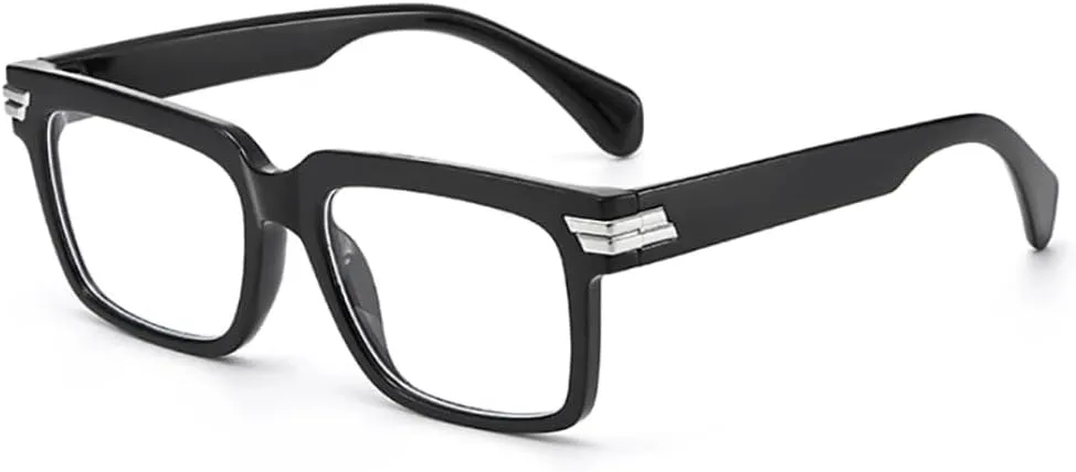 

Ретро-модные солнцезащитные очки для женщин и мужчин, классический винтажный стиль, защита от УФ-излучения UV400, для активного отдыха VFDHN, Black Clear