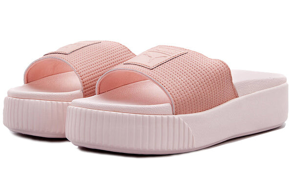 Тапочки platform slide ep 'peach beige' Puma, розовый — фото 3