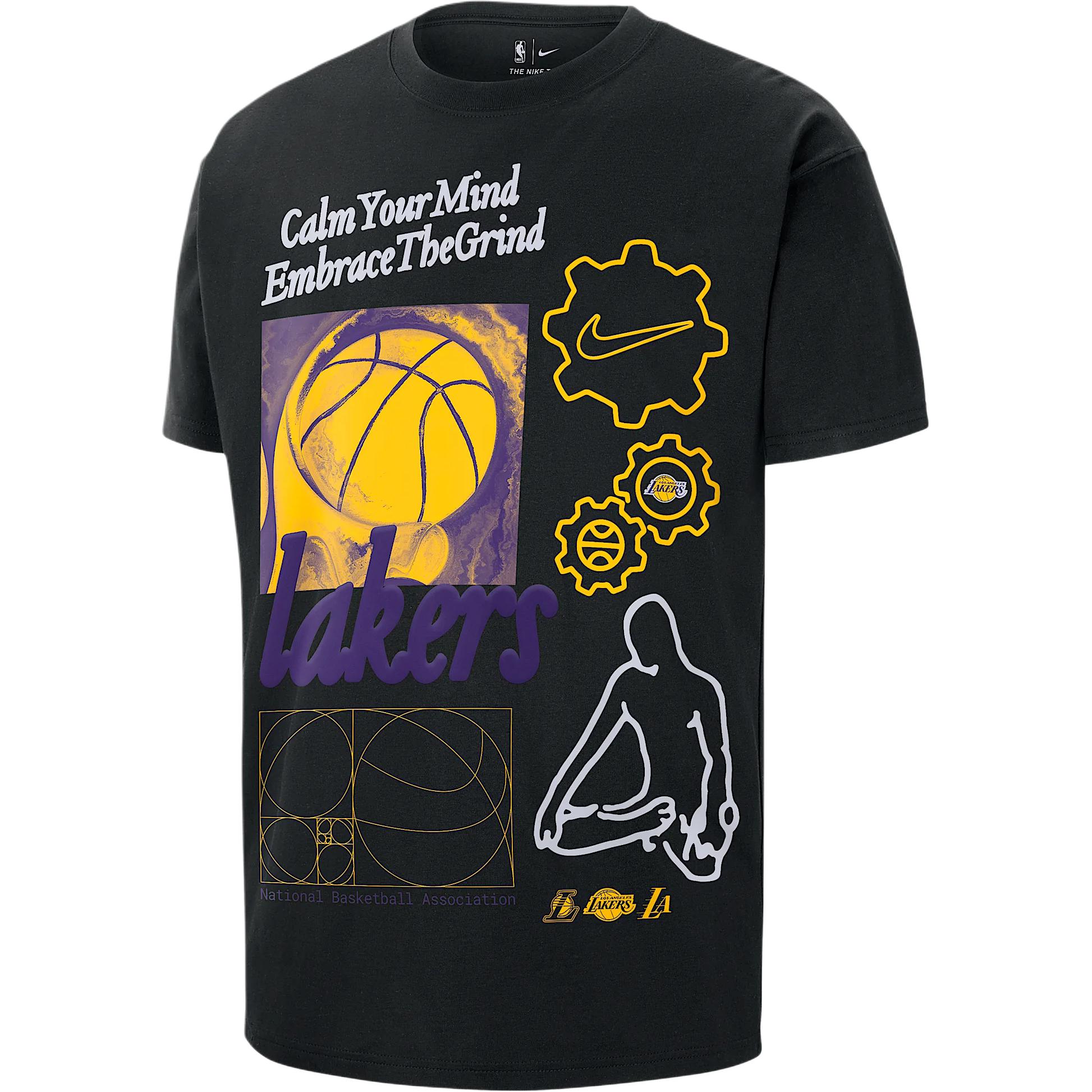 

Nike Футболка мужская NBA Los Angeles Lakers Max90 Black, Черный, Nike Футболка мужская NBA Los Angeles Lakers Max90 Black