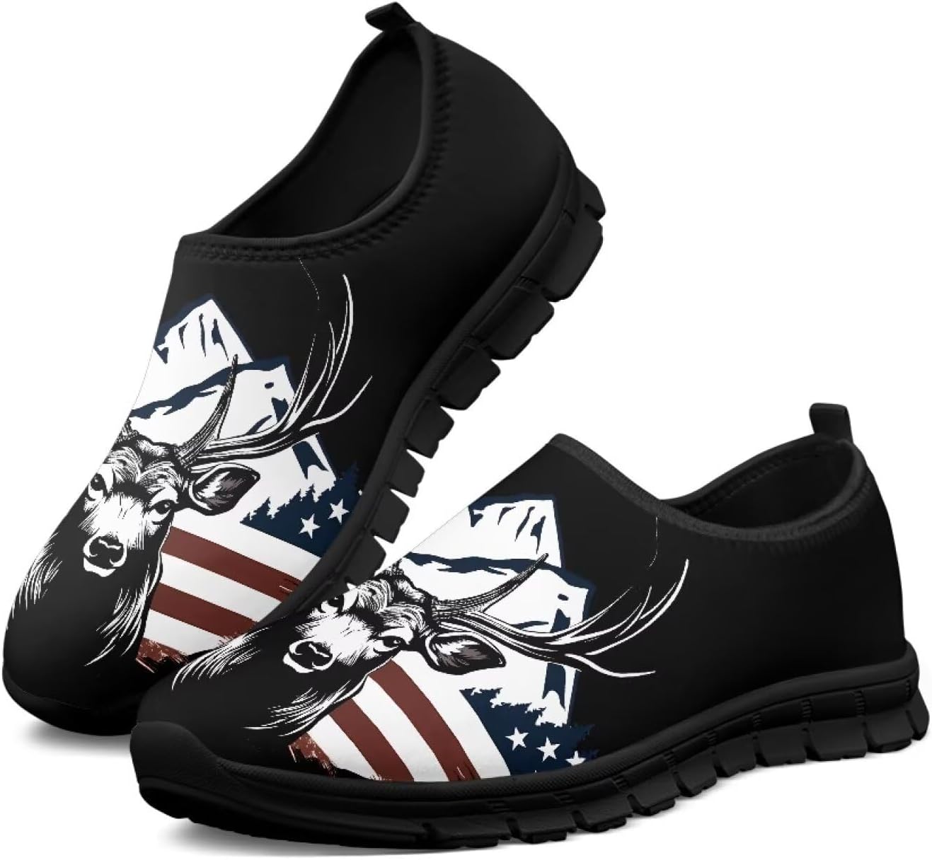 

Кроссовки Hresuewn для мужчин, удобные, дышащие, легкие, повседневные и вечерние туфли для мужчин, комфортная обувь для ходьбы, American Flag Design