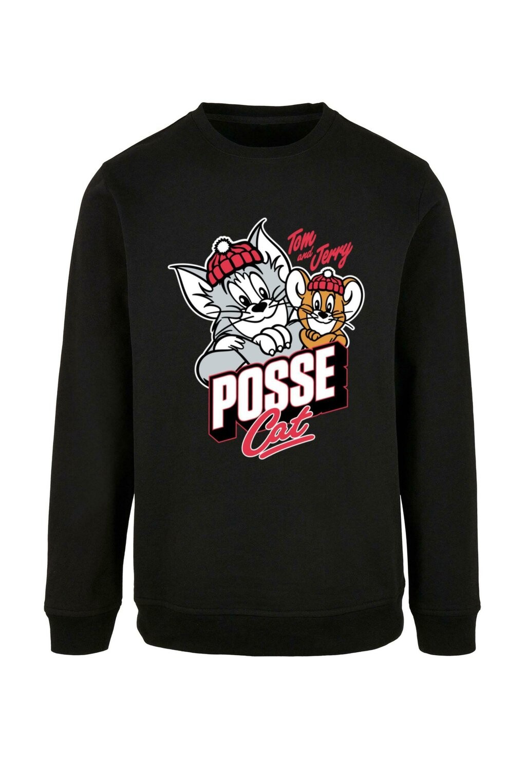 

Толстовка TOM AND JERRY POSSE CAT CREWNECK ABSOLUTE CULT, черный