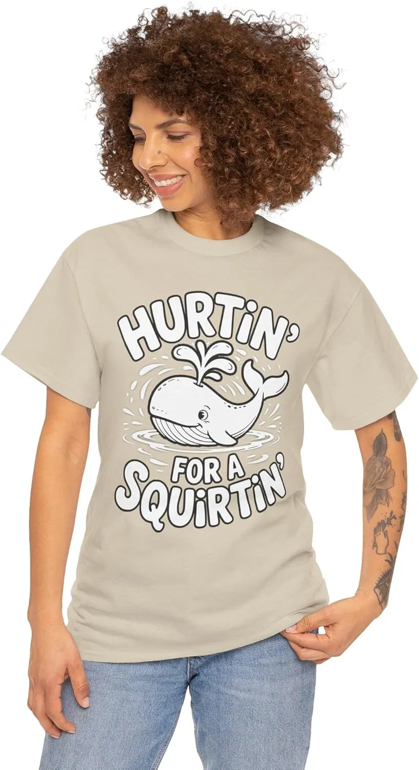 Футболка Hurtin' for A Squirtin' Shirt Inappropriate Dirty Exchange 90s Vintage Bootleg Dank Memes GENERIC, Sand — фото 4