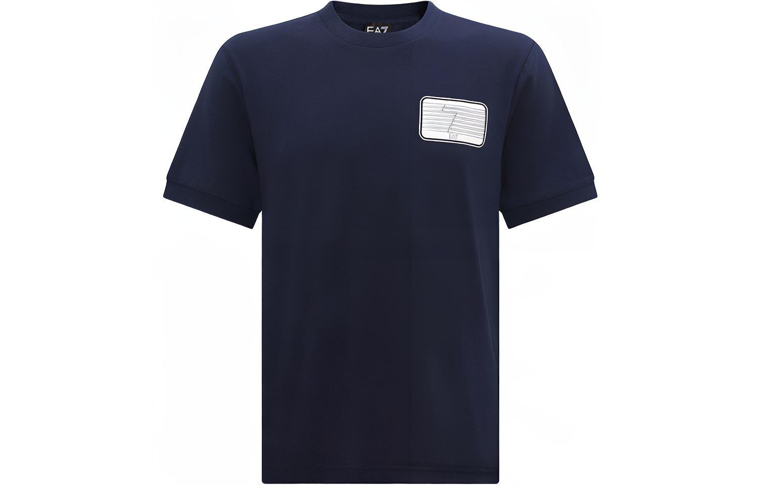 

EMPORIO ARMANI Футболка мужская темно-синяя, Синий, EMPORIO ARMANI Футболка мужская темно-синяя