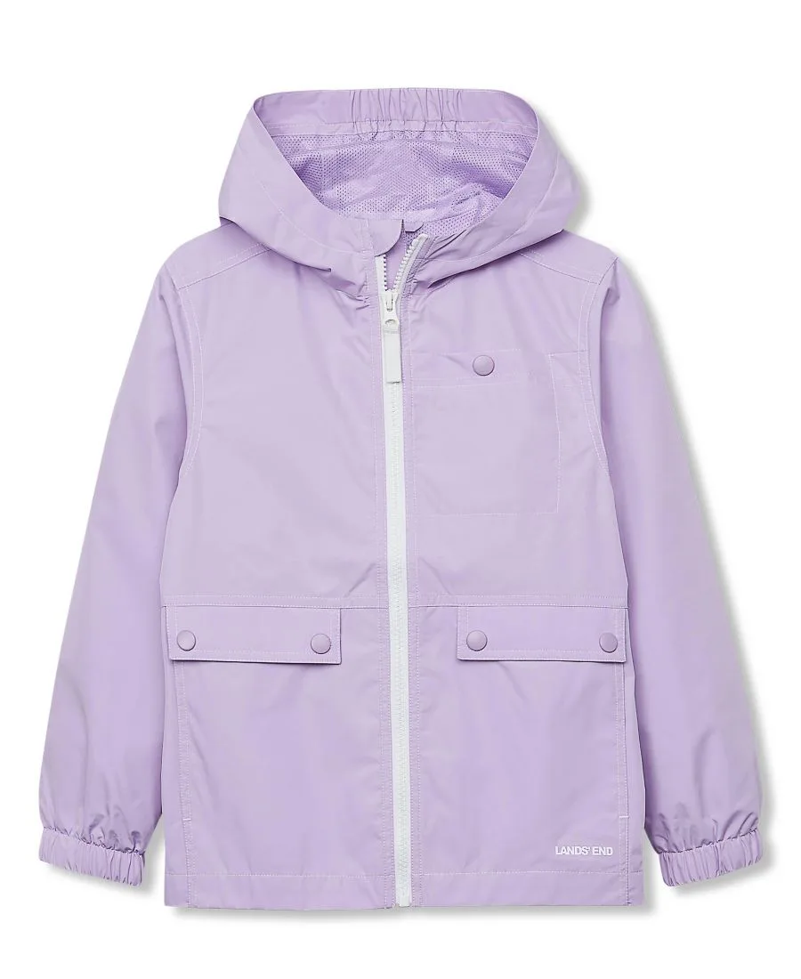 Водонепроницаемая куртка Ocean Breze для девочек Lands' End, Lavender