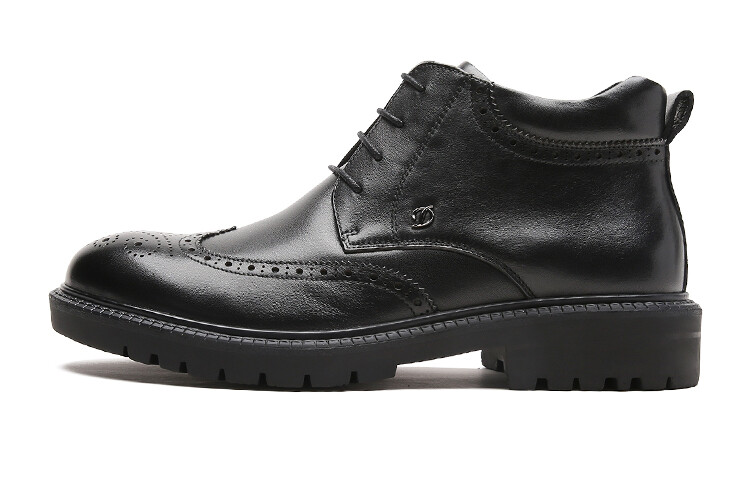 

Ботинки мужские Men"s Casual Men High-Top, черный S.T.Dupont