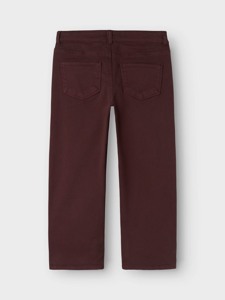 Name it Брюки из саржи NKFROSE WIDE TWILL PANT 5505-AX цвета сассафраса — фото 4