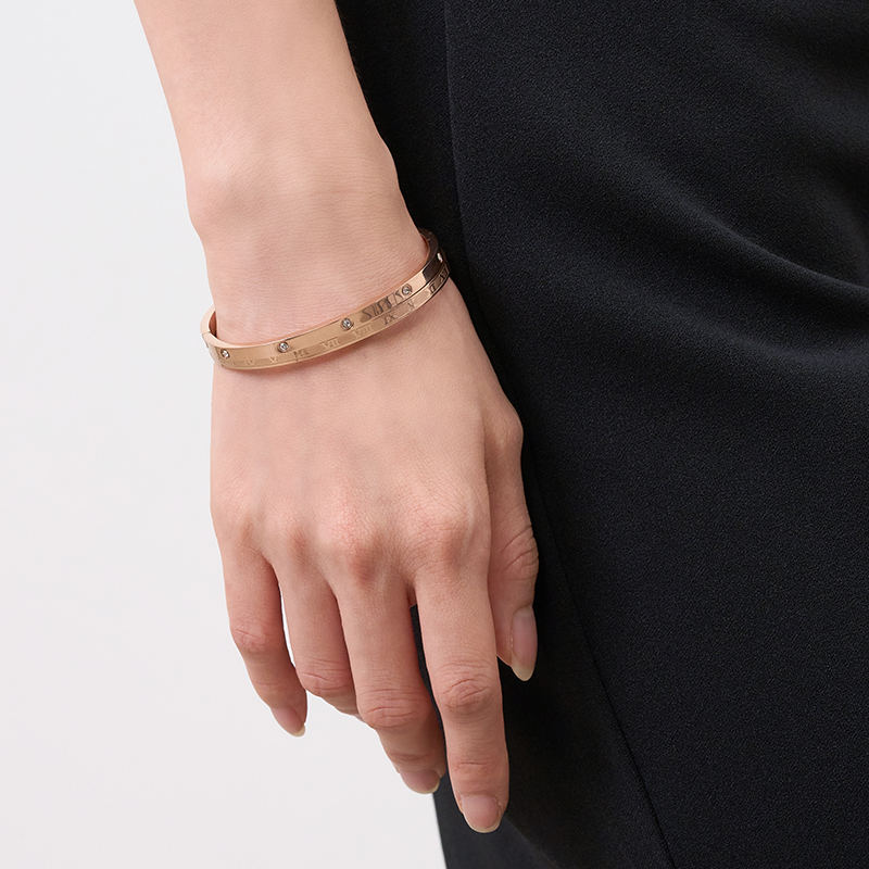 

CAROMAY Розовое золото браслет женский