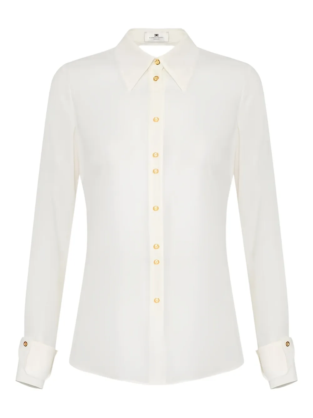 

Рубашка с открытой спиной Elisabetta Franchi, нейтральный