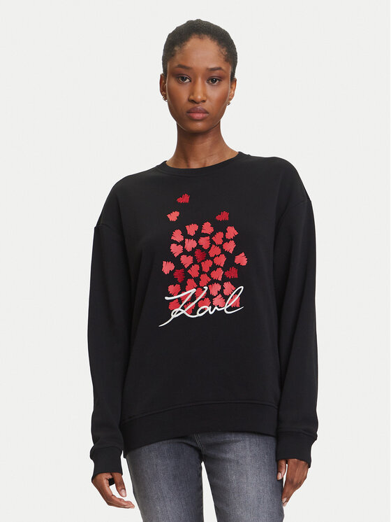 

Свитшот regular fit A3W20006 Karl Lagerfeld, чёрный