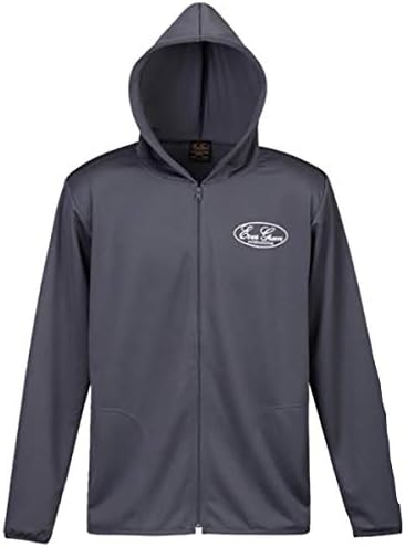 

Худи EVERGREEN с сетчатой тканью и защитой от УФ-излучения UPF20, модель EG Dry Zip Hoodie Type A (с логотипом EG), темно-серый