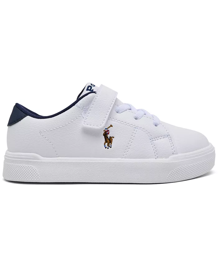 Детские повседневные кроссовки Sutton с фиксирующей застежкой от Finish Line Polo Ralph Lauren, мультиколор — фото 3