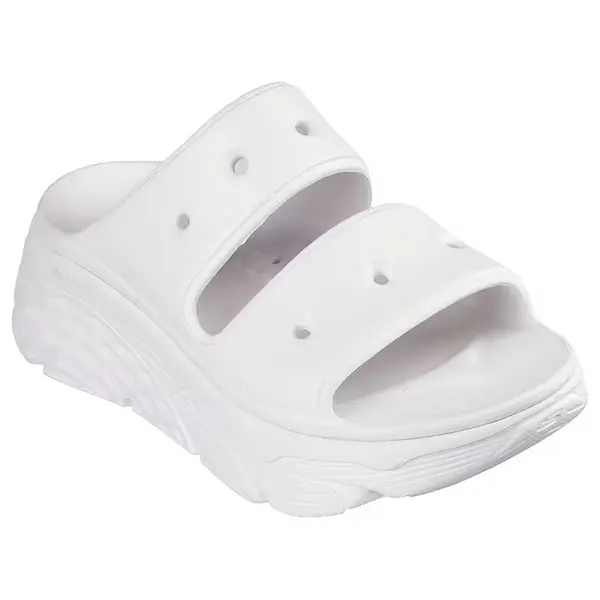 Тапочки foamies max cushioning 'white' Skechers, белый — фото 2