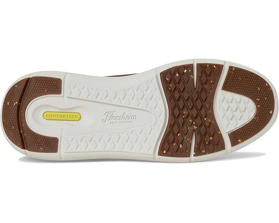 Кроссовки Florsheim Fleet Perf Toe Elastic Lace Sneakers, цвет Brown Crazy Horse — фото 3