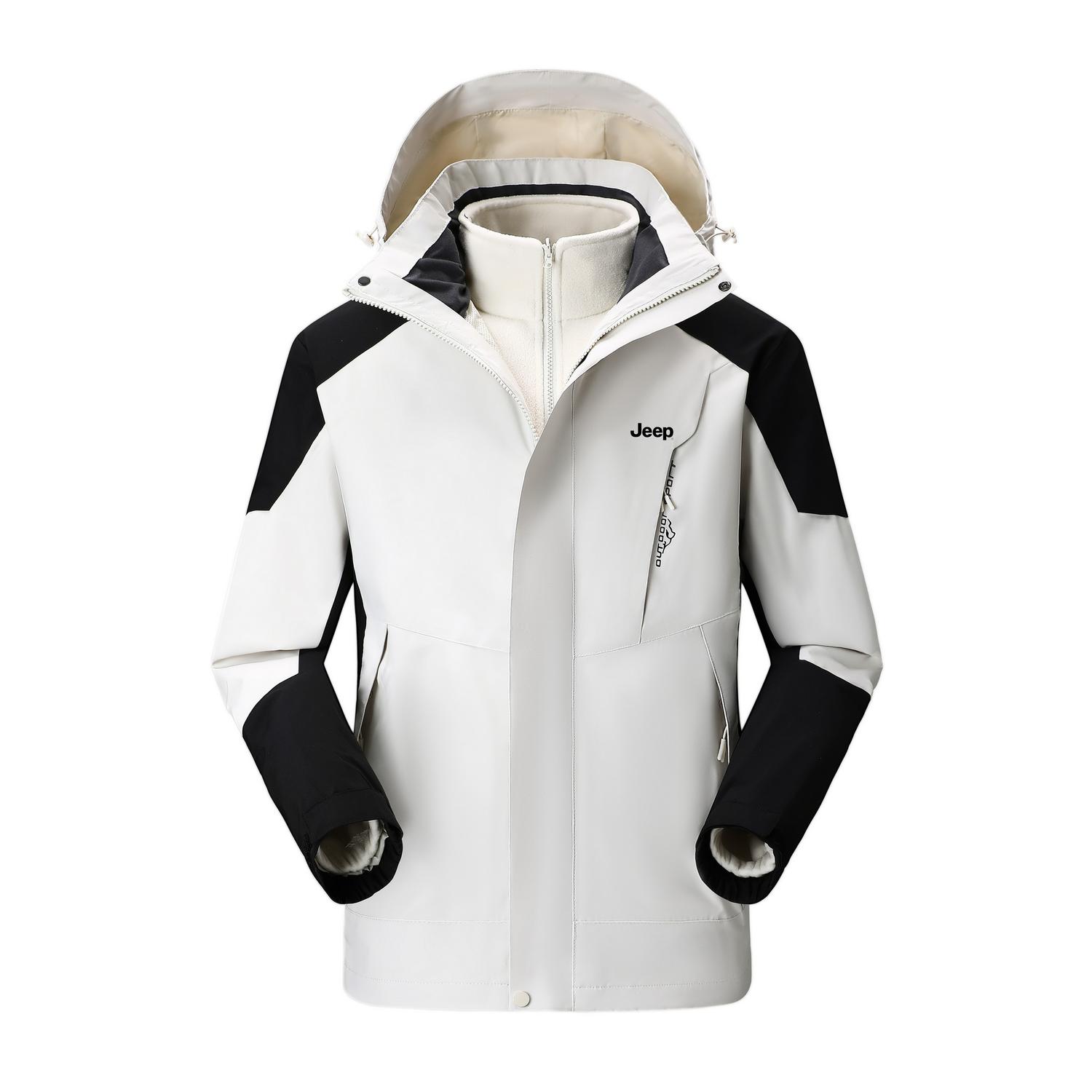 

Ветровка Unisex Jeep, мужская белая, Белый, Ветровка Unisex Jeep, мужская белая