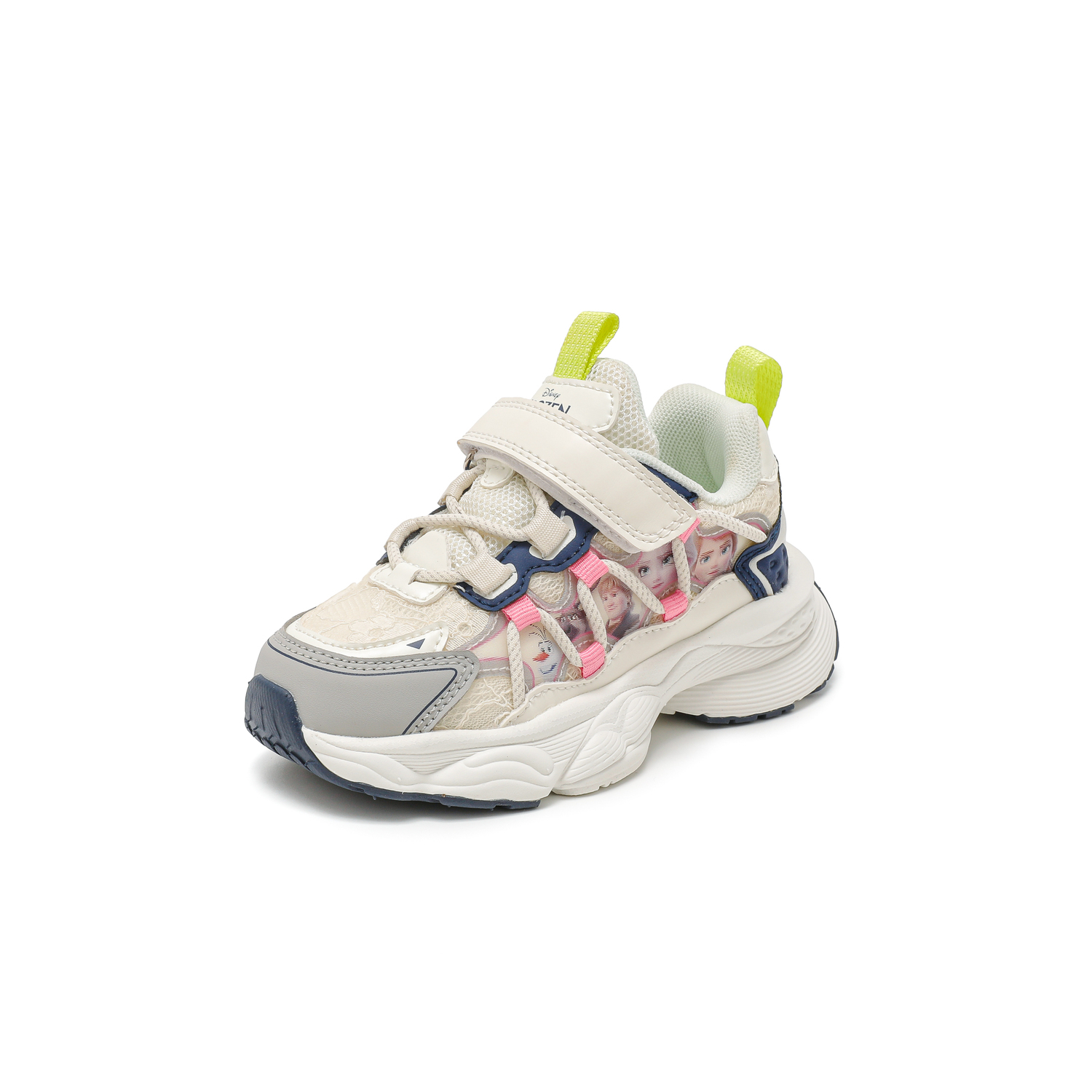 

Непромокаемые нескользящие износостойкие дышащие низкие кроссовки для детей Disney, бежевый