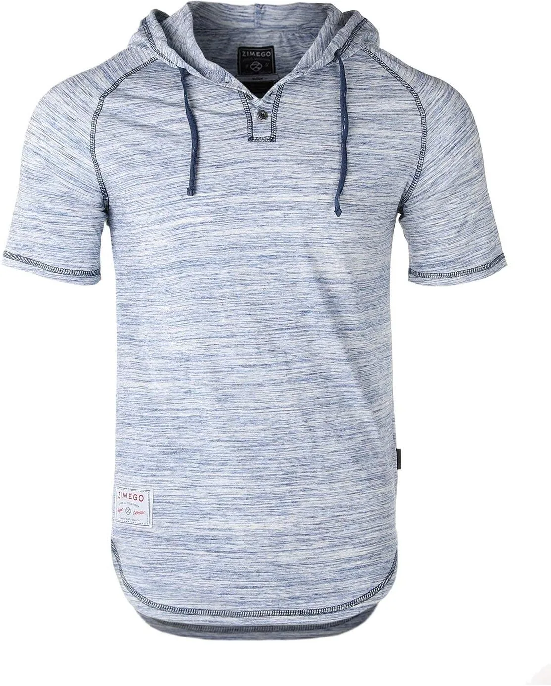 

ZIMEGO мужская худи с капюшоном и цветными блоками