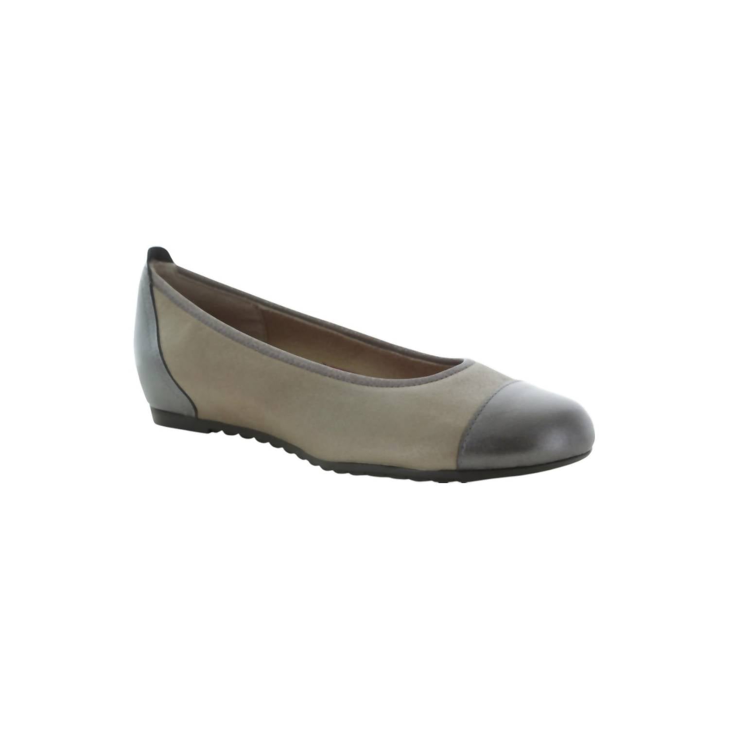 Женские сандалии Henlee Slip On в серо-коричневом мерцающем цвете, кожа козленка цвета олова Munro