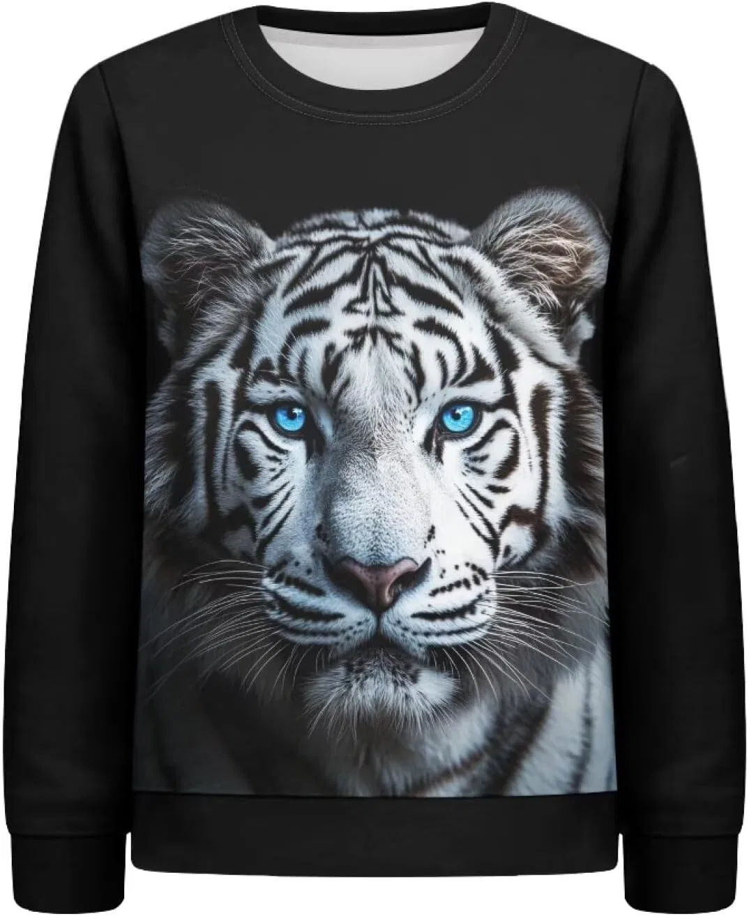 Детский свитшот ZPINXIGN, Cool White Tiger — фото 4