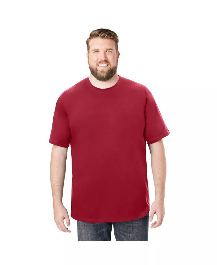 

Футболка с круглым вырезом Big & Tall by KingSize Heavyweight Jersey Boulder Creek, фиолетовый