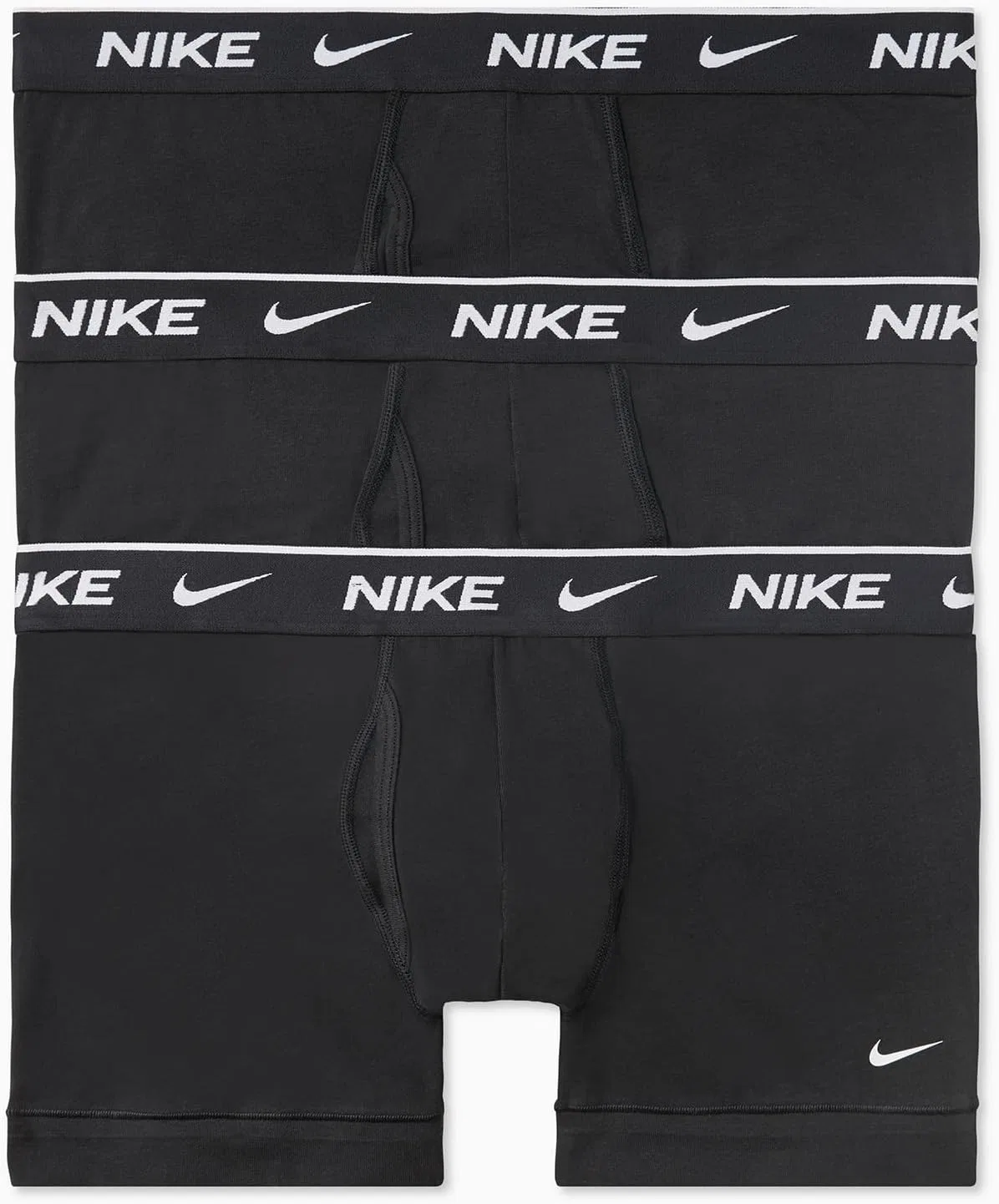 Боксеры, дышащий хлопок, Nike, черный