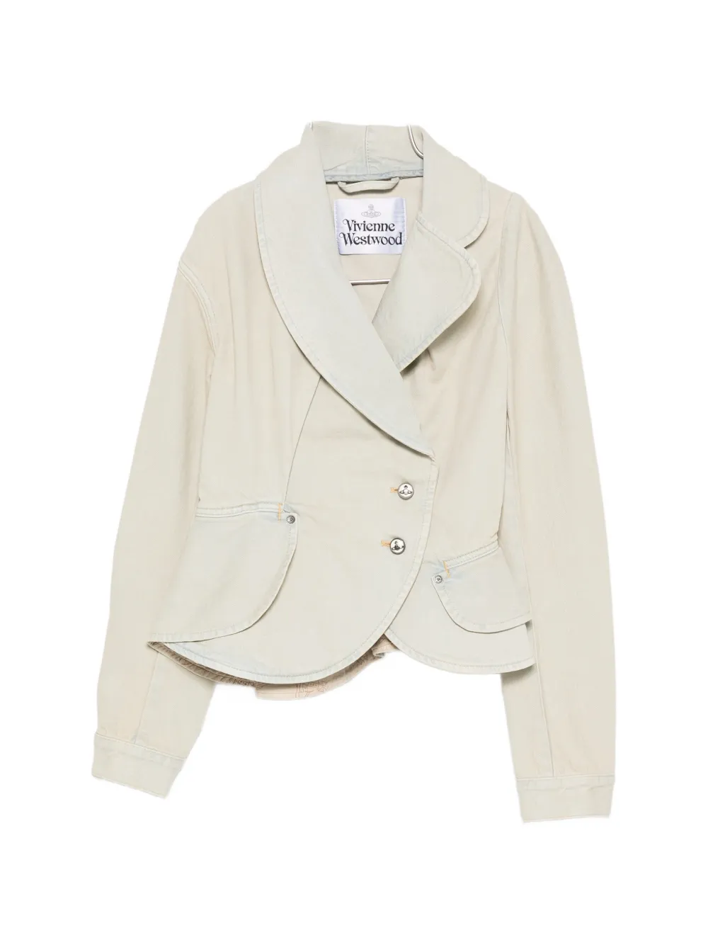 

Асимметричная куртка Vivienne Westwood, бежевый