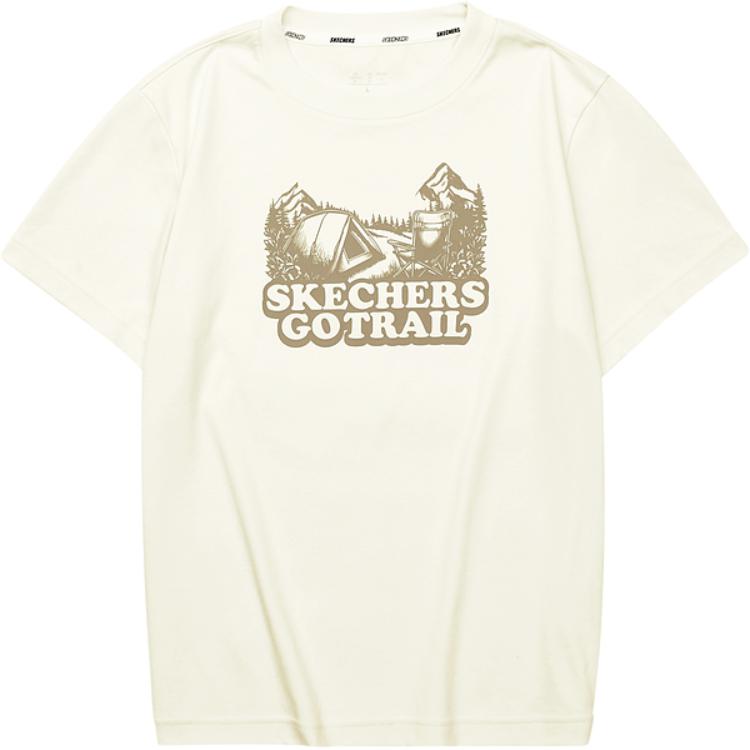 

Skechers Футболка Women's Cream Ecru, Бежевый, Skechers Футболка Women's Cream Ecru
