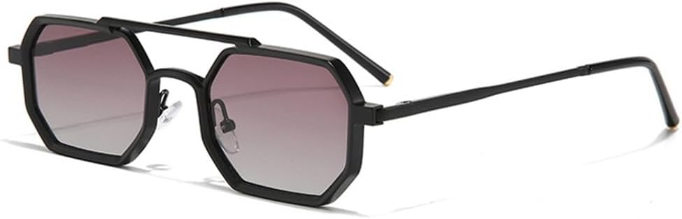 

Солнцезащитные очки UV400 с двойной перемычкой, прозрачными линзами с градиентом Ocean и металлической оправой. Подходят для женщин и мужчин, для бега и занятий спортом на открытом воздухе UYPTK, Black Purple