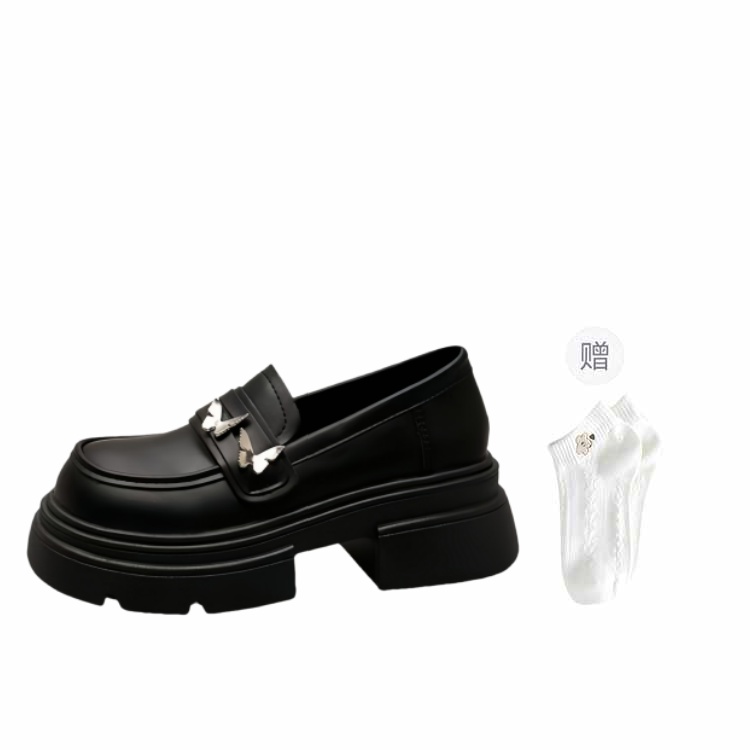 Лоферы женские CPXO, Black Gift Socks