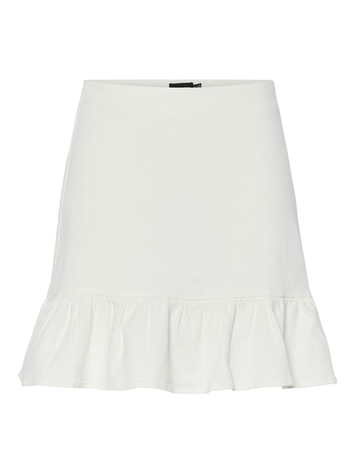 

Мини-юбка Pieces, белый деним