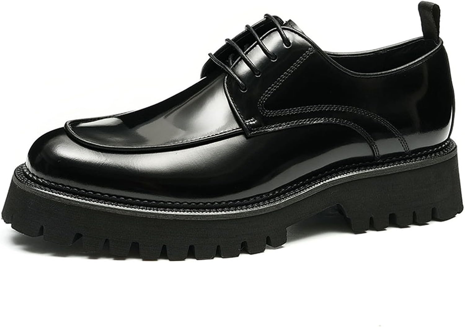 

Мужские дерби с насквозь прошитым мысом, деловые и повседневные туфли, верх из цельной кожи, классические формальные и повседневные 23675 Windhana, черный