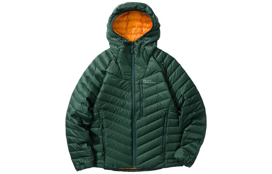 

Пуховик мужской Jack Wolfskin, цвет Dark olive green/4161