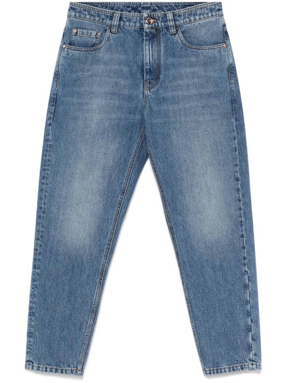 

Зауженные джинсы Brunello Cucinelli, синий