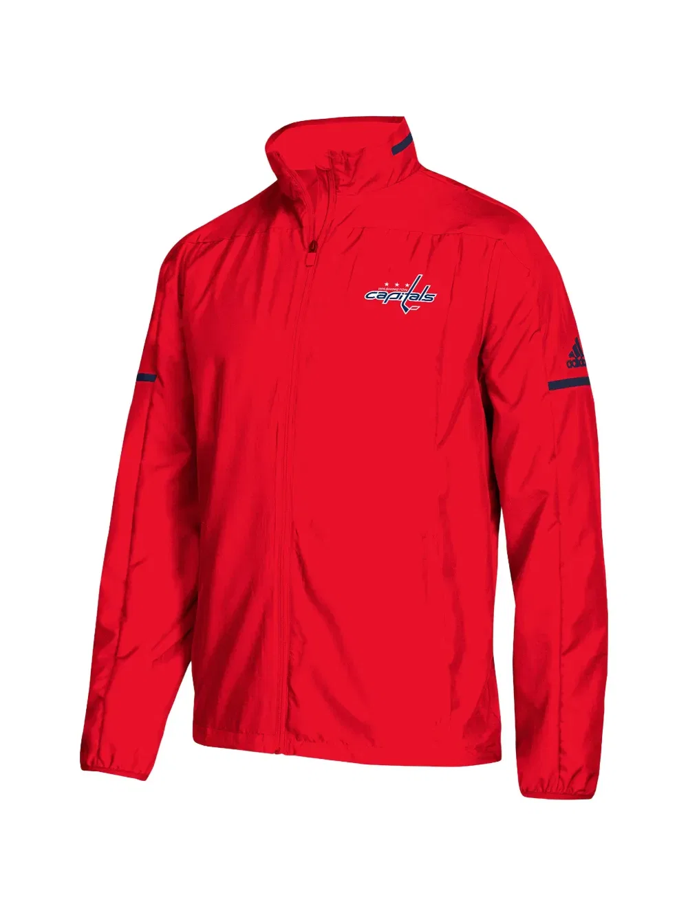 Куртка на молнии с символикой команды Washington Capitals (НХЛ) Adidas, красный