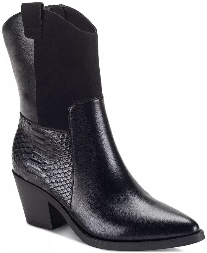 

Женские ботильоны Biancaa Western с нашивками Sun + Stone, черный