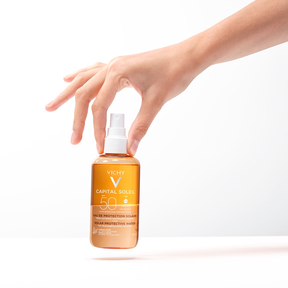Защитный спрей Capital Soleil с бета-каротином SPF 50 Vichy, 200 мл — фото 3