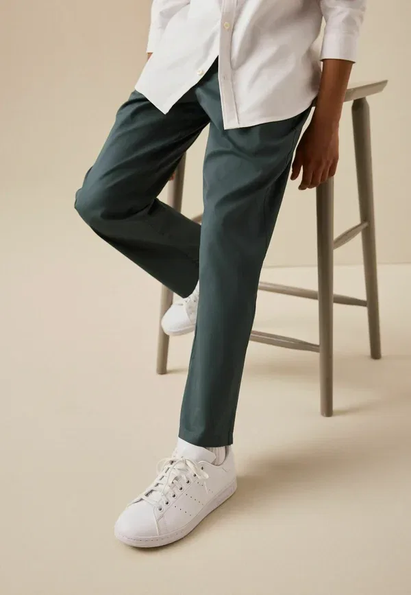 Брюки чинос Regular fit Next, зеленые — фото 4