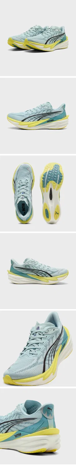 Мужские кроссовки Deviate Nitro 4 цвета балтийского моря от Puma — фото 2